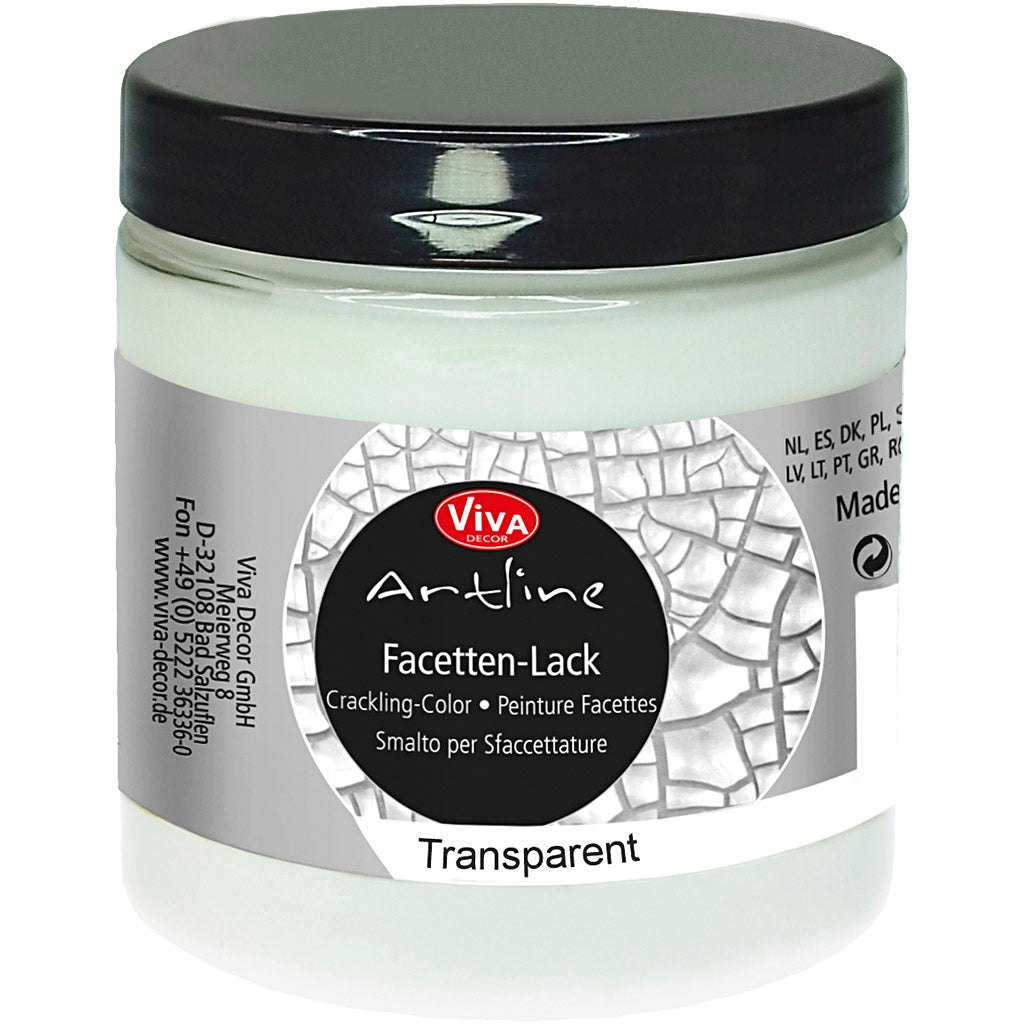 Viva Decor Facetten fehlen, transparent, 250 ml 1 Box