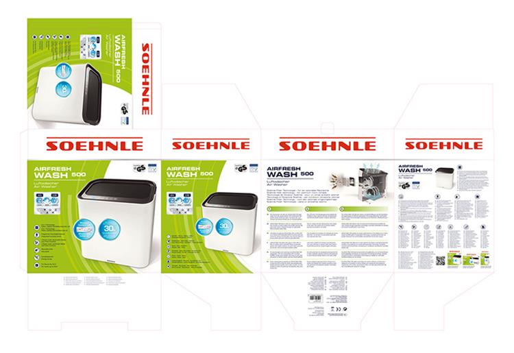 Soehnle 1059680 - Airfresh Wash 500 | 2 Stk