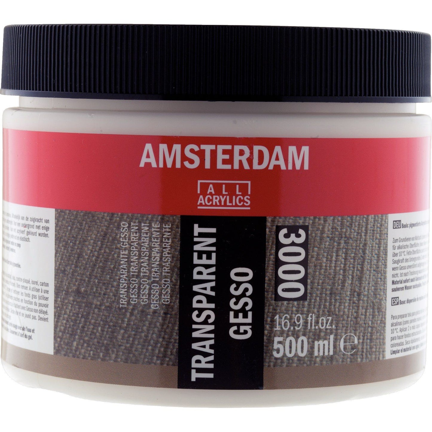 Amsterdam alle Acrylfarben Amsterdam • Gesso 3000 transparent 500 ml