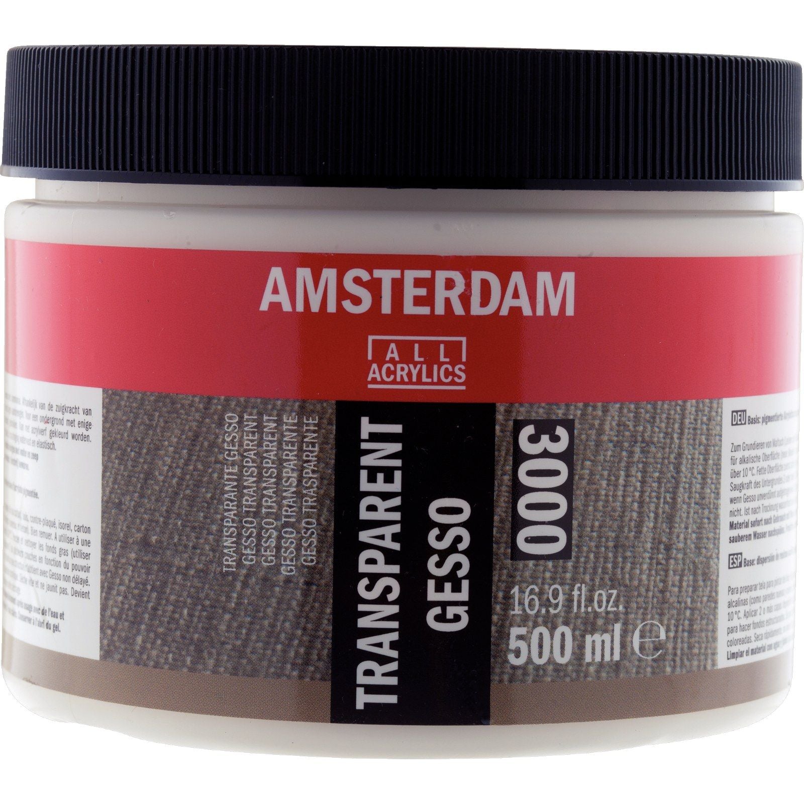 Amsterdam alle Acrylfarben Amsterdam • Gesso 3000 transparent 500 ml