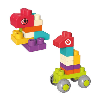 Toi-toys kleine Sterne weiche Bausteine ​​in Aufbewahrungsbox – 48 Stück.