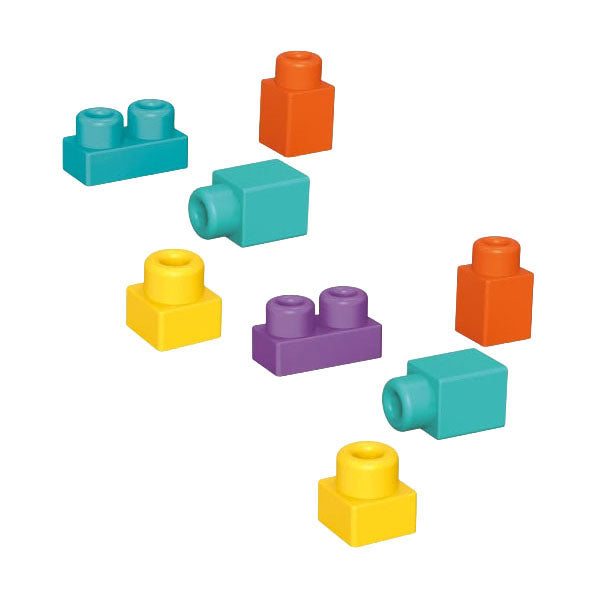 Toi-toys kleine Sterne weiche Bausteine ​​in Aufbewahrungsbox – 48 Stück.