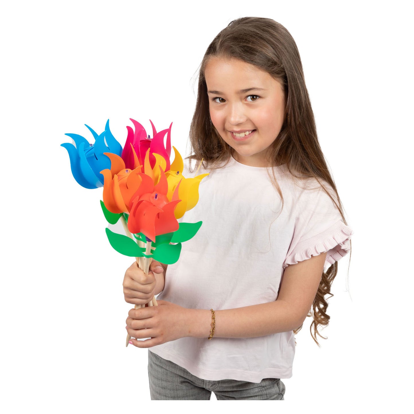 Toi-toys hölzerne Windmühle Tulpe