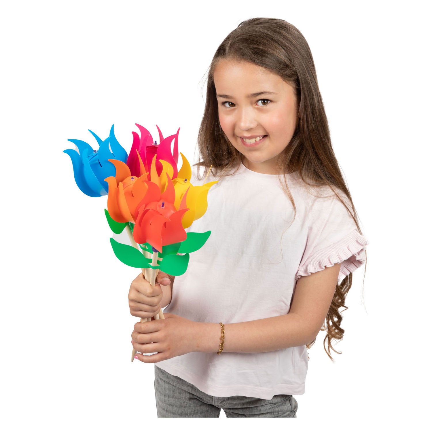 Toi-toys hölzerne Windmühle Tulpe