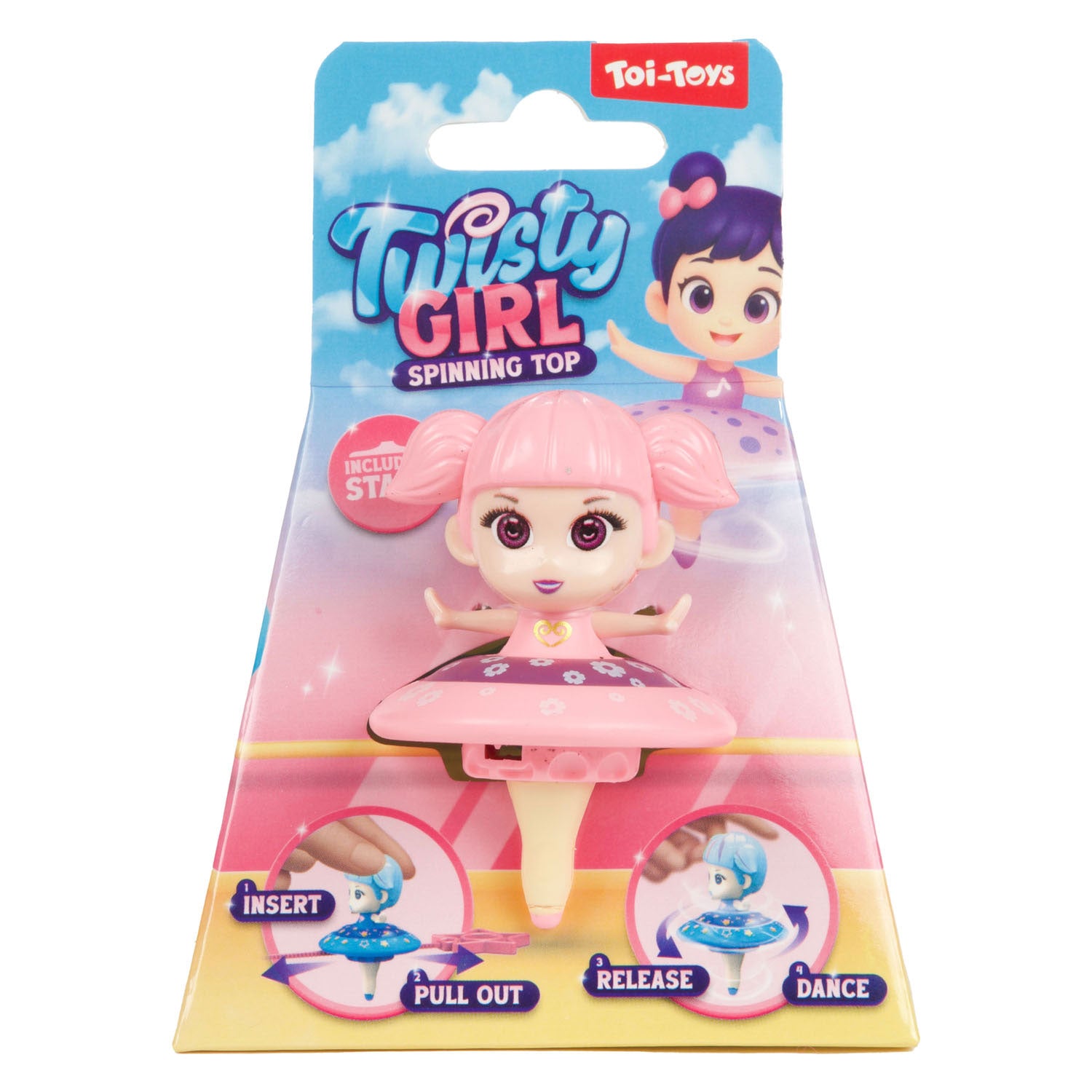 Toi-toys Kreisel Ballerina 7,5cm