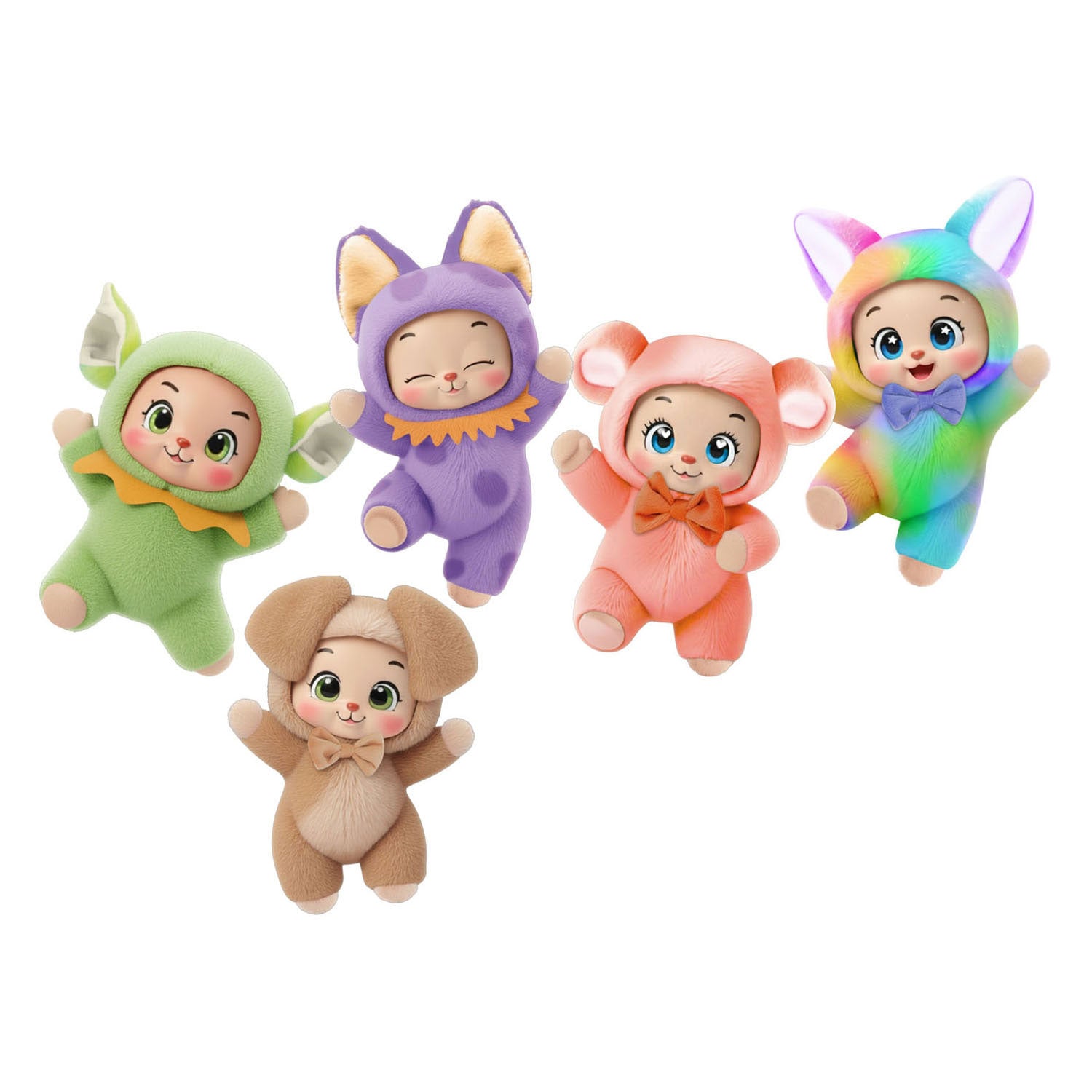 Toi-toys Schlüsselanhänger Makiki-Puppe – 15 cm