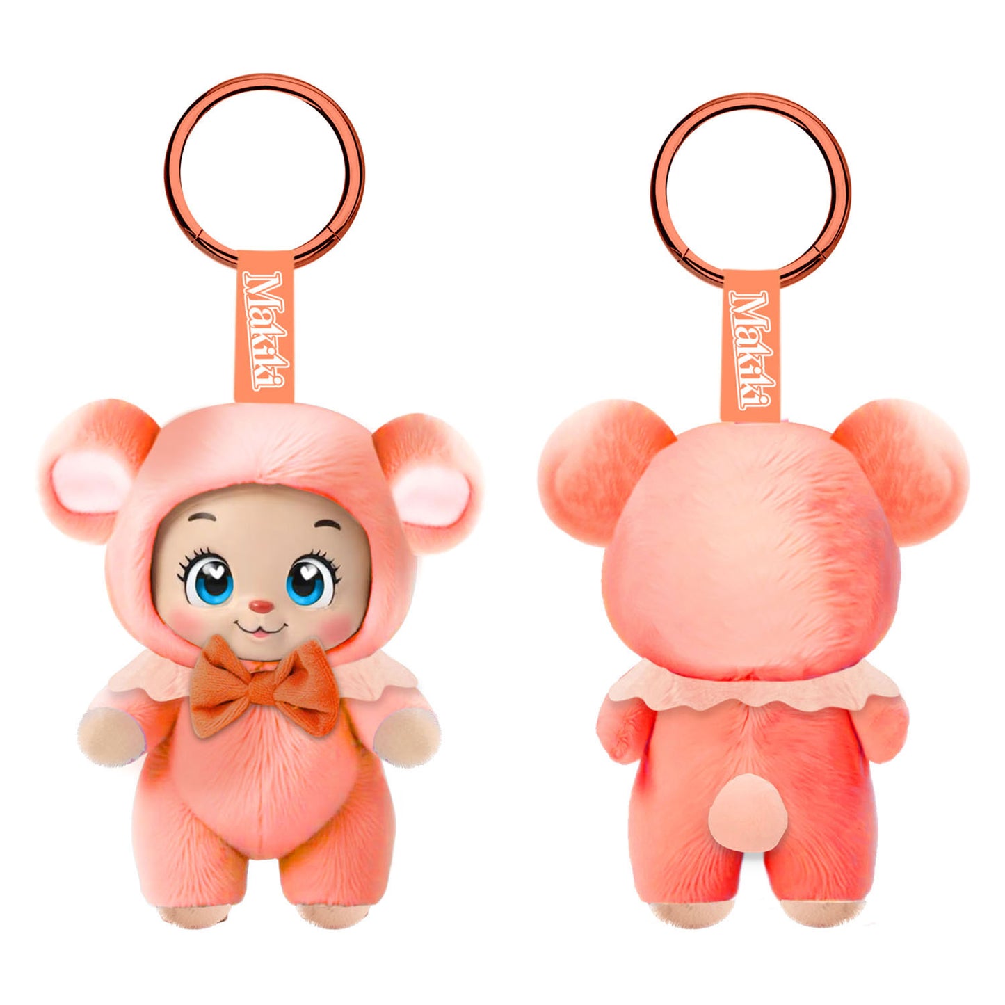 Toi-toys Schlüsselanhänger Makiki-Puppe – 15 cm