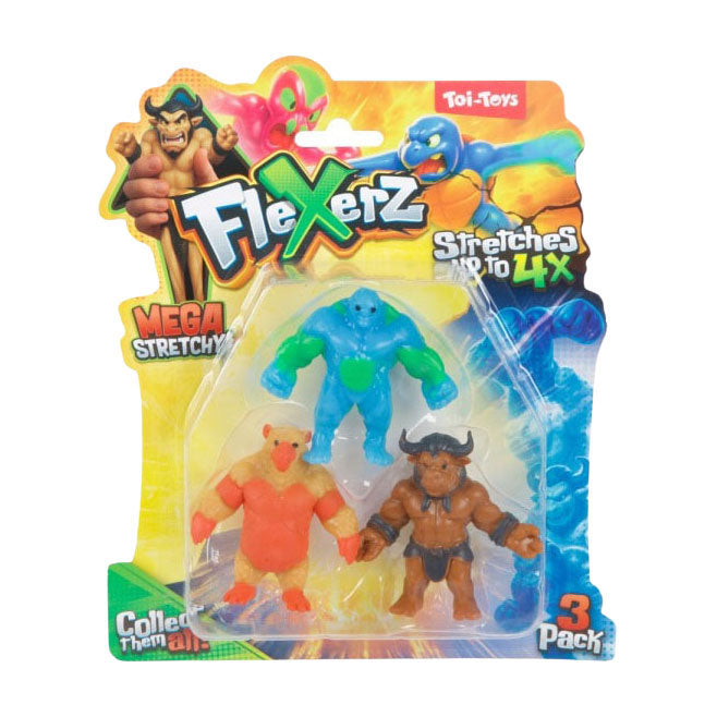 Toi-toys Anti-Stress-Figur Flexerz 6cm - 3 Stk.