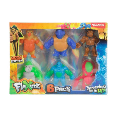 Toi-toys Anti-Stress-Figur Flexerz 6cm - 6 Stk.