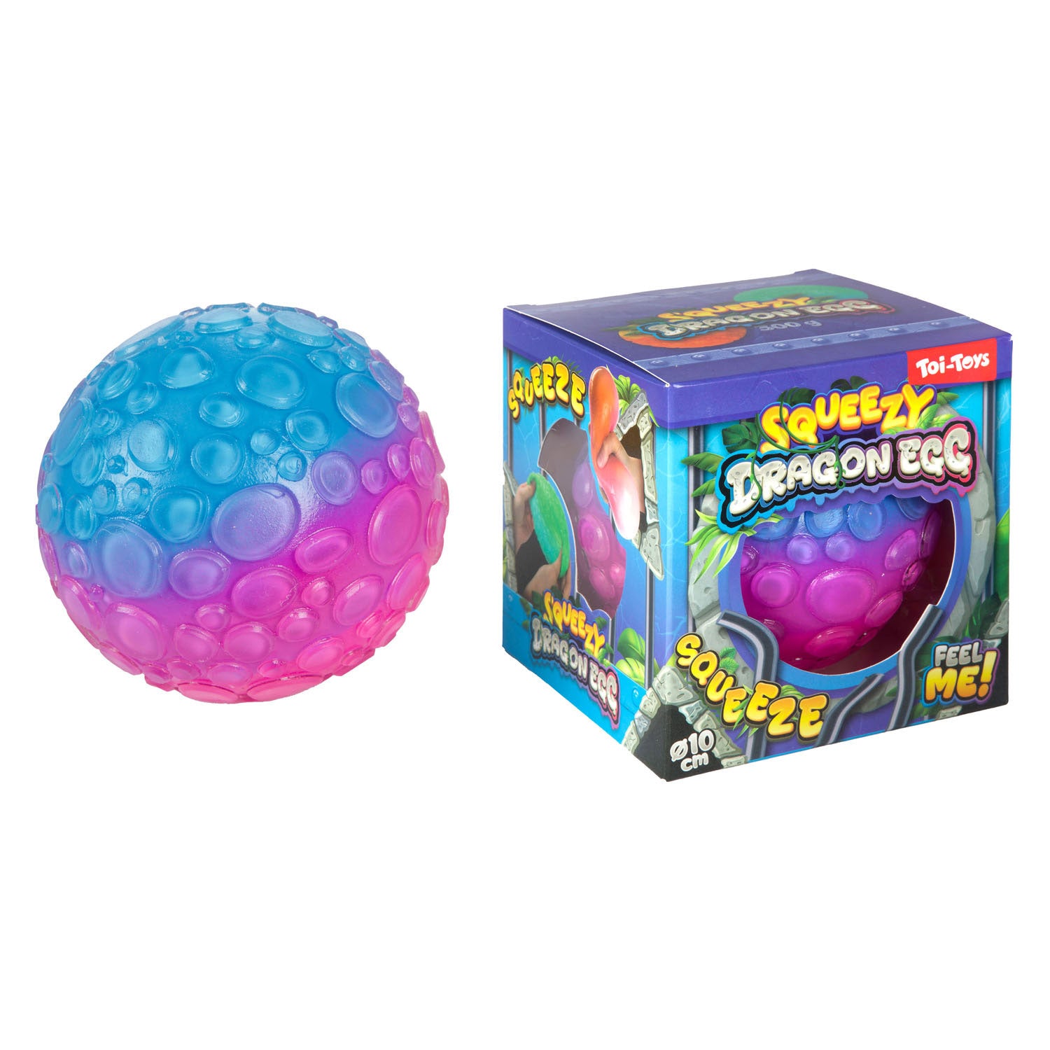 Toi-toys Quetschball gefüllt mit Schaumstoff – 12 cm