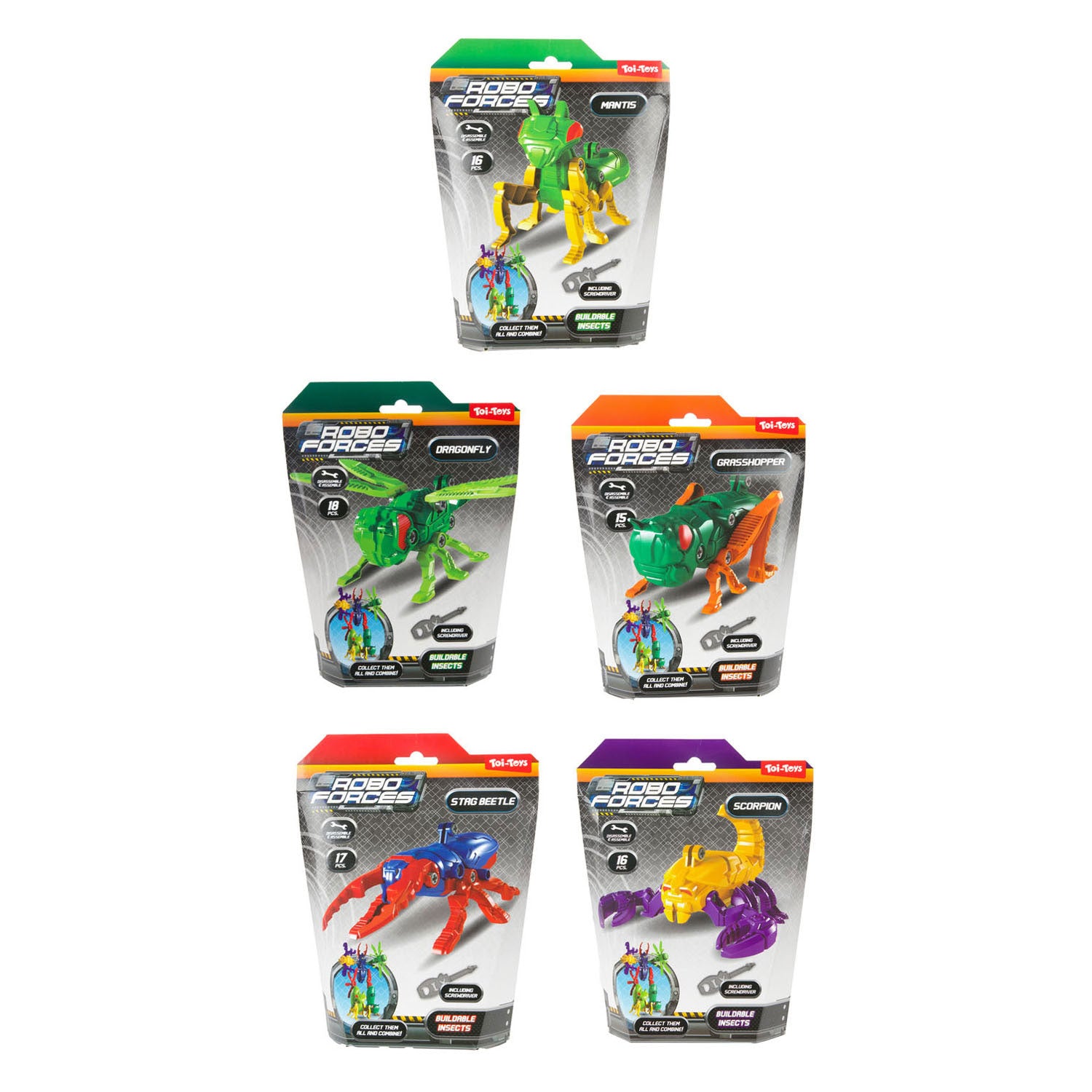 Toi-toys montierbares 3D-Insekt – 5-in-1