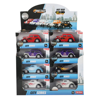Toi-toys Toi Toys Stadtauto mit Rückziehmechanismus aus Druckguss