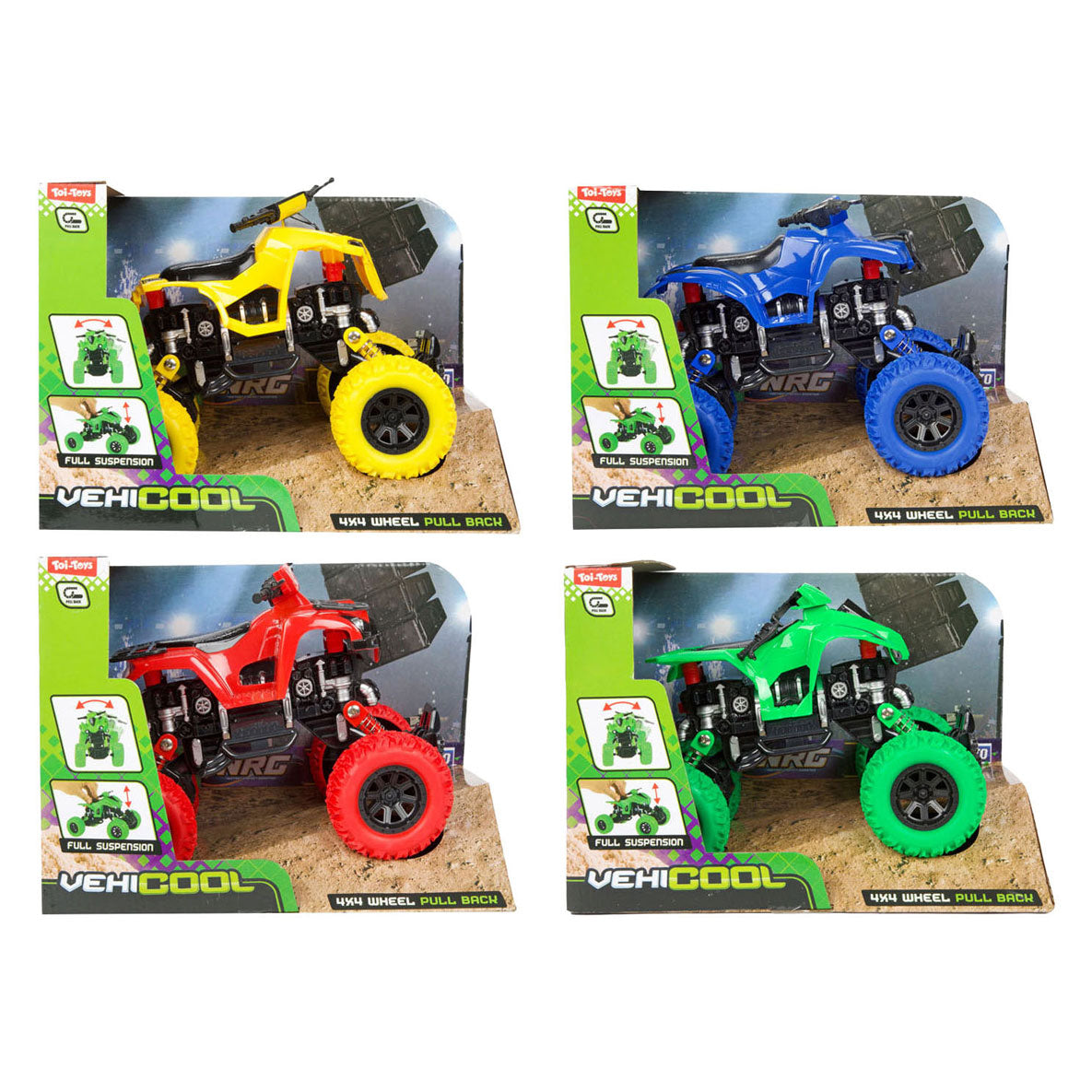 Vehicool Quad zum Zurückziehen