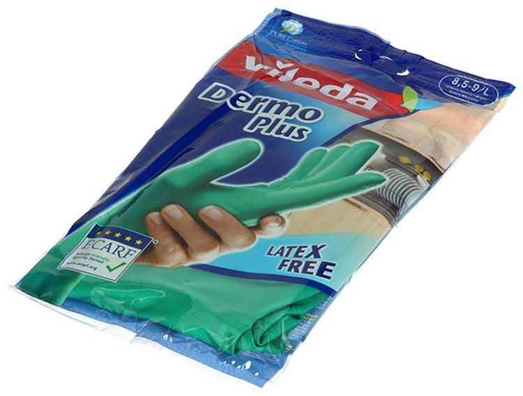 Vileda 1046053 - Handschuhe dermoplus l | 12 Stück