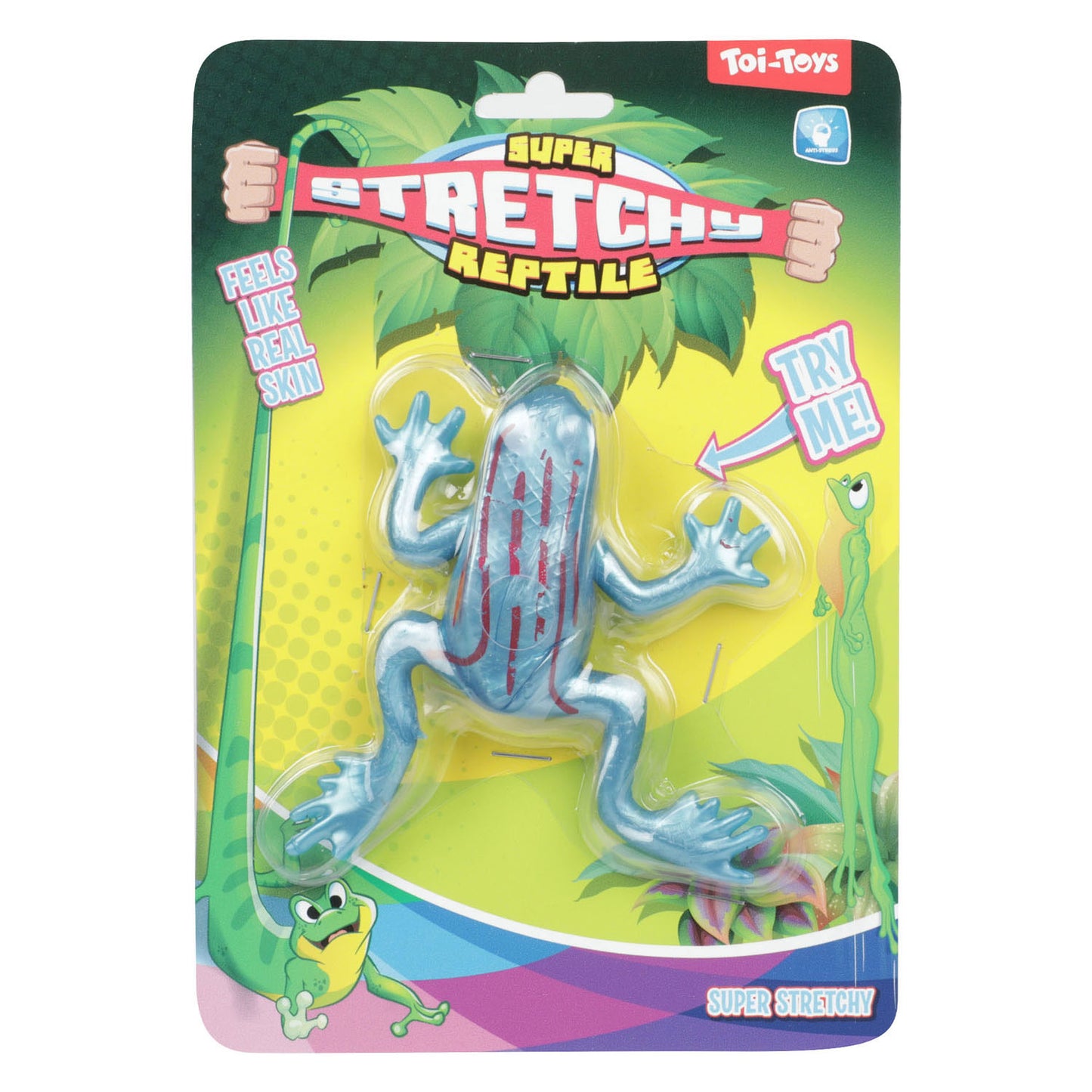 Toi-Toys dehnbarer Frosch Hagedis