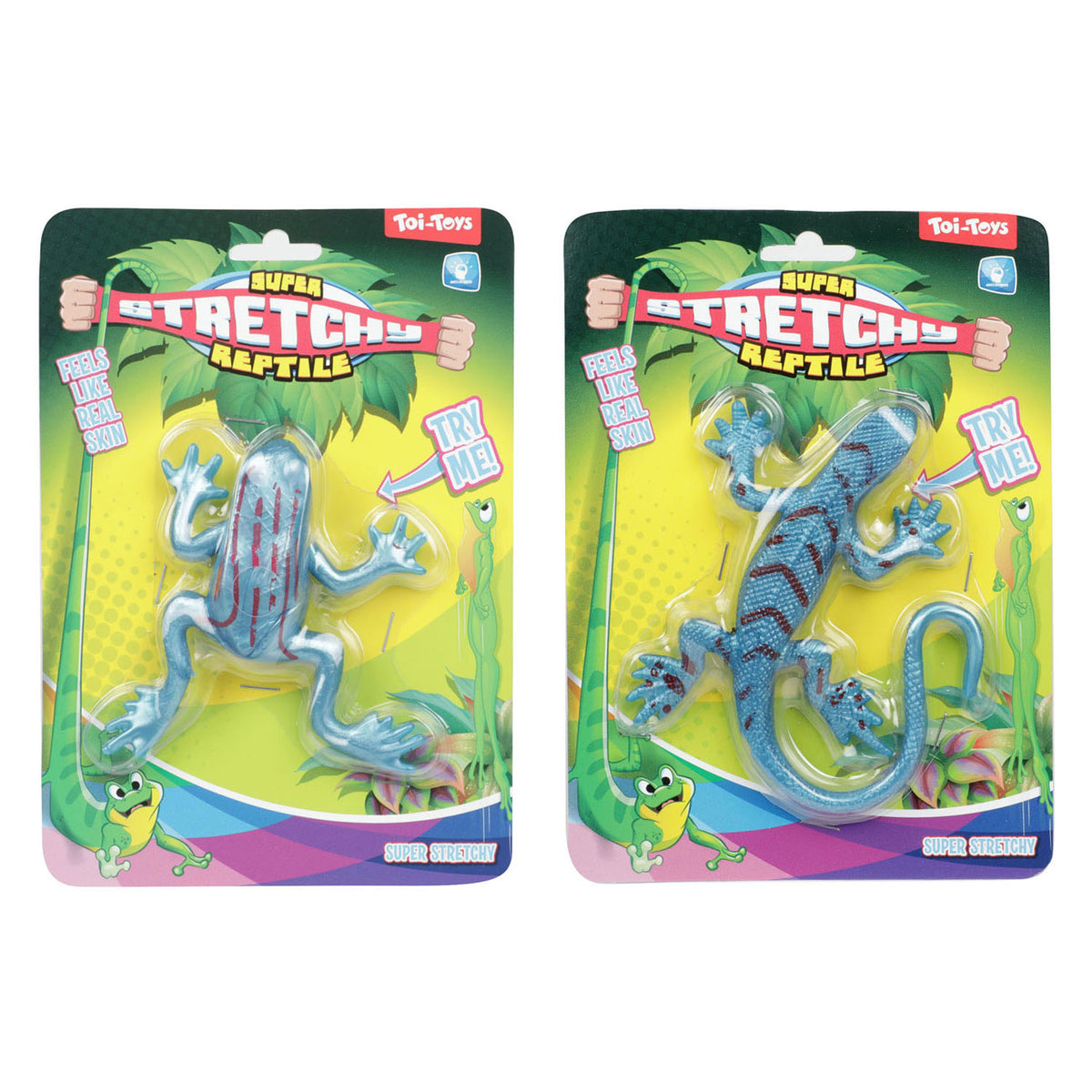 Toi-Toys dehnbarer Frosch Hagedis