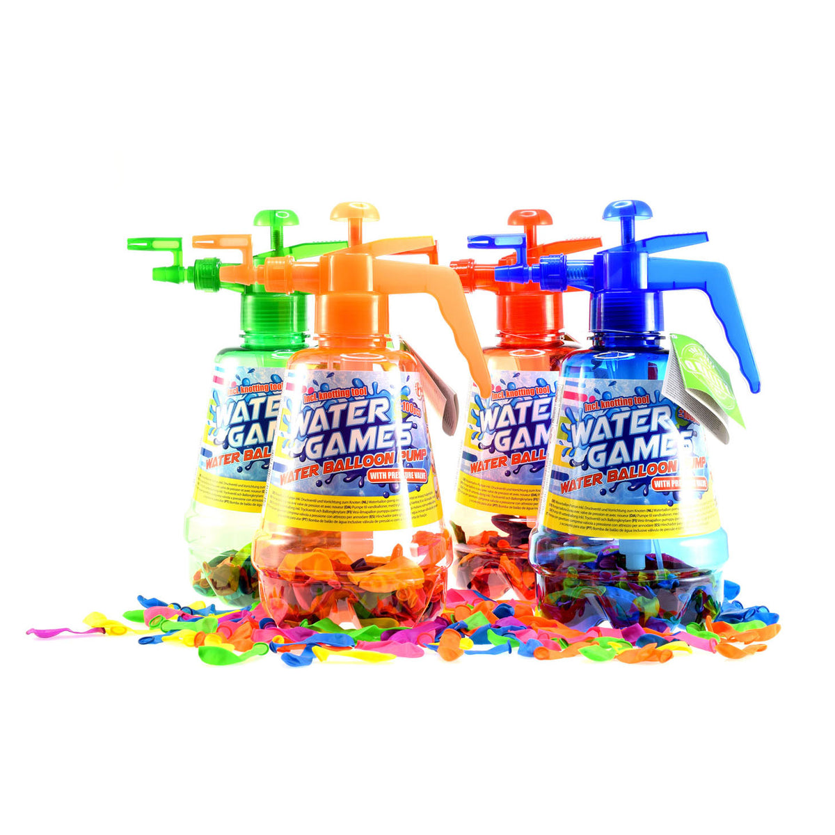 Wasserballons mit Pumpe, 100..