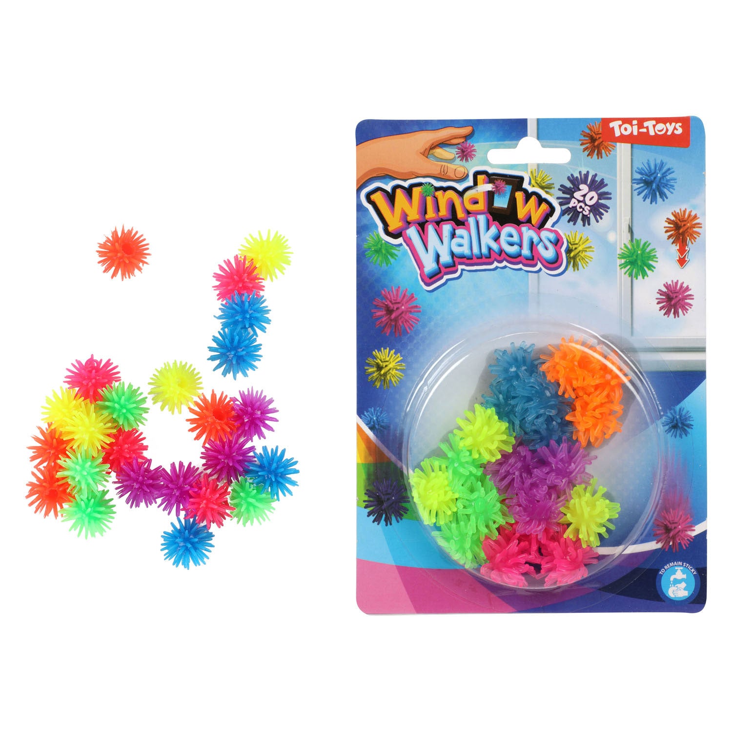 Toi-Toys Fenster Crawler Buffeball, 20st.