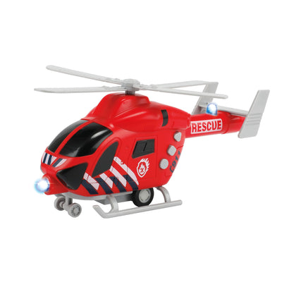 TOI-TOYS Fire Brigade-Hubschrauber mit Licht und Klang