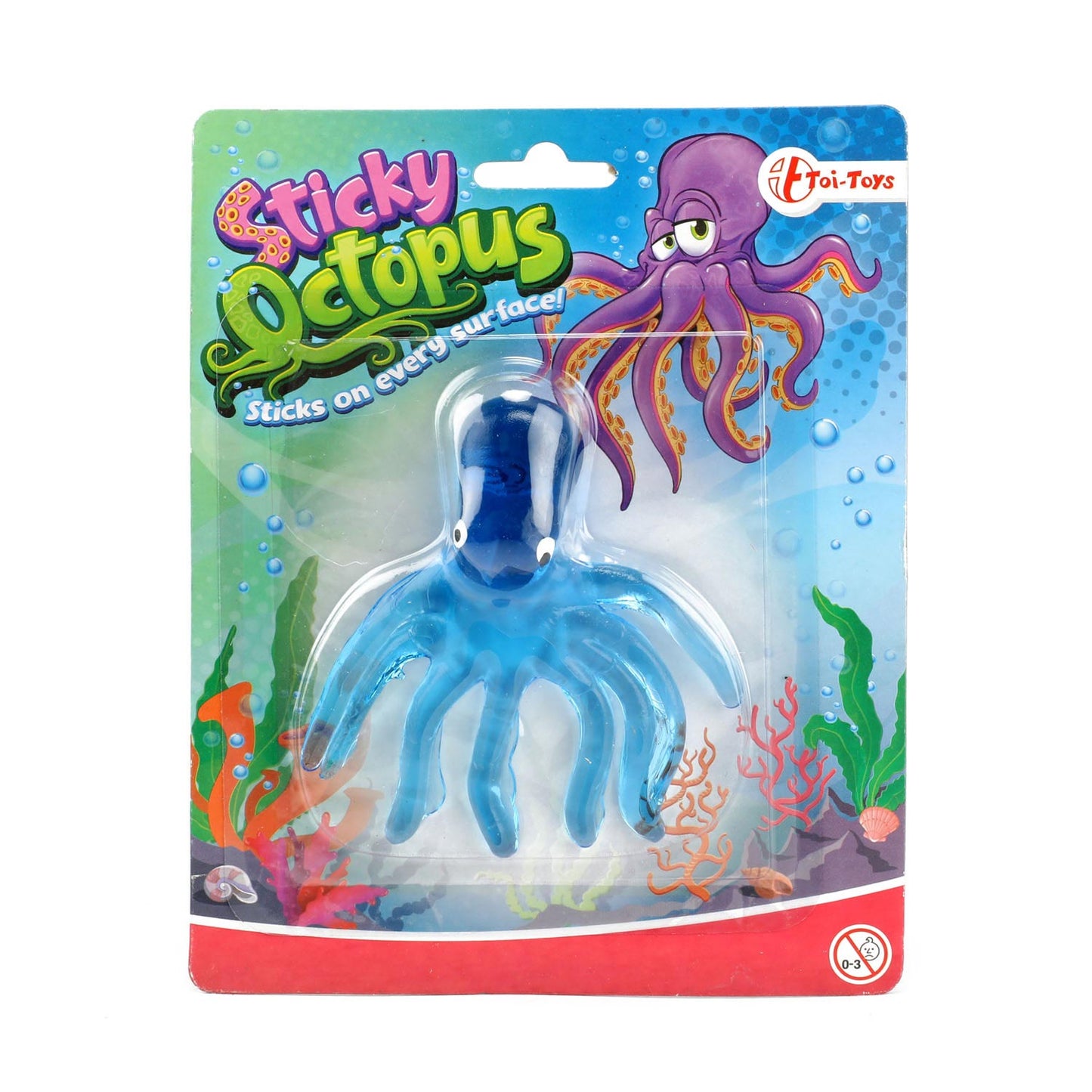 Toi-Toys Fenster Crawler klebriger Tintenfisch