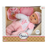 Baby Beau Babypop mit Flasche und Lätzchen, 40 cm - afbeelding 2