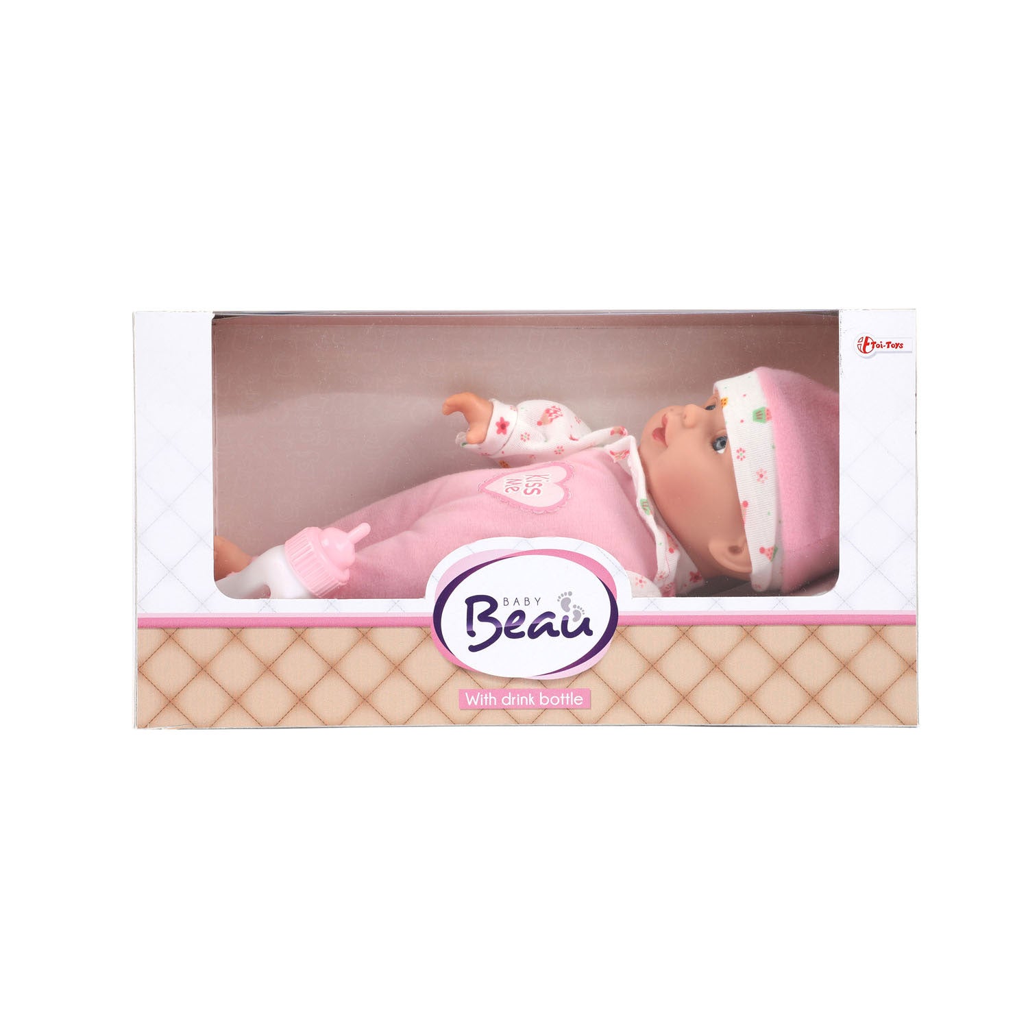 Beau Baby Lüge Babypuppe mit Flasche, 30 cm