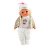 Beau Babypop 32 cm + Winteroutfit und Flasche