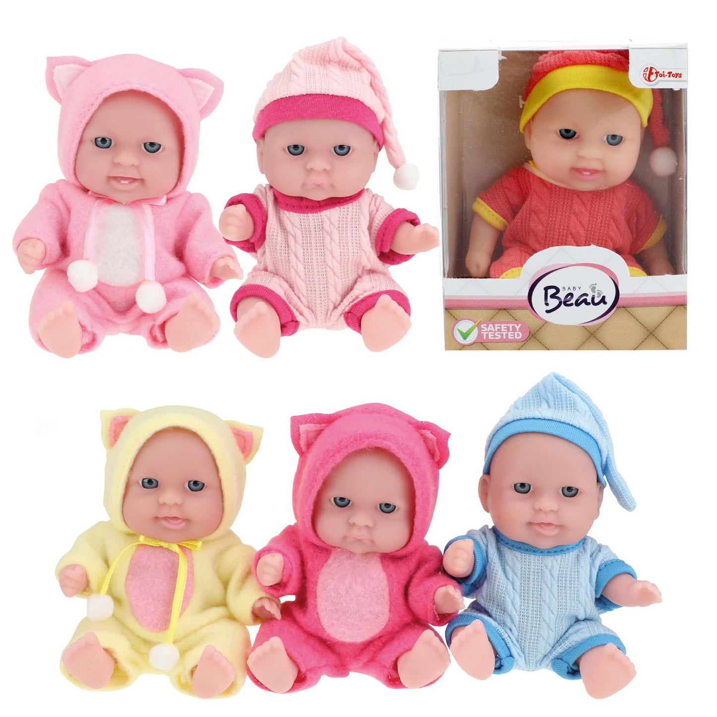 Baby Beau Baby Pop mit Schlafmütze