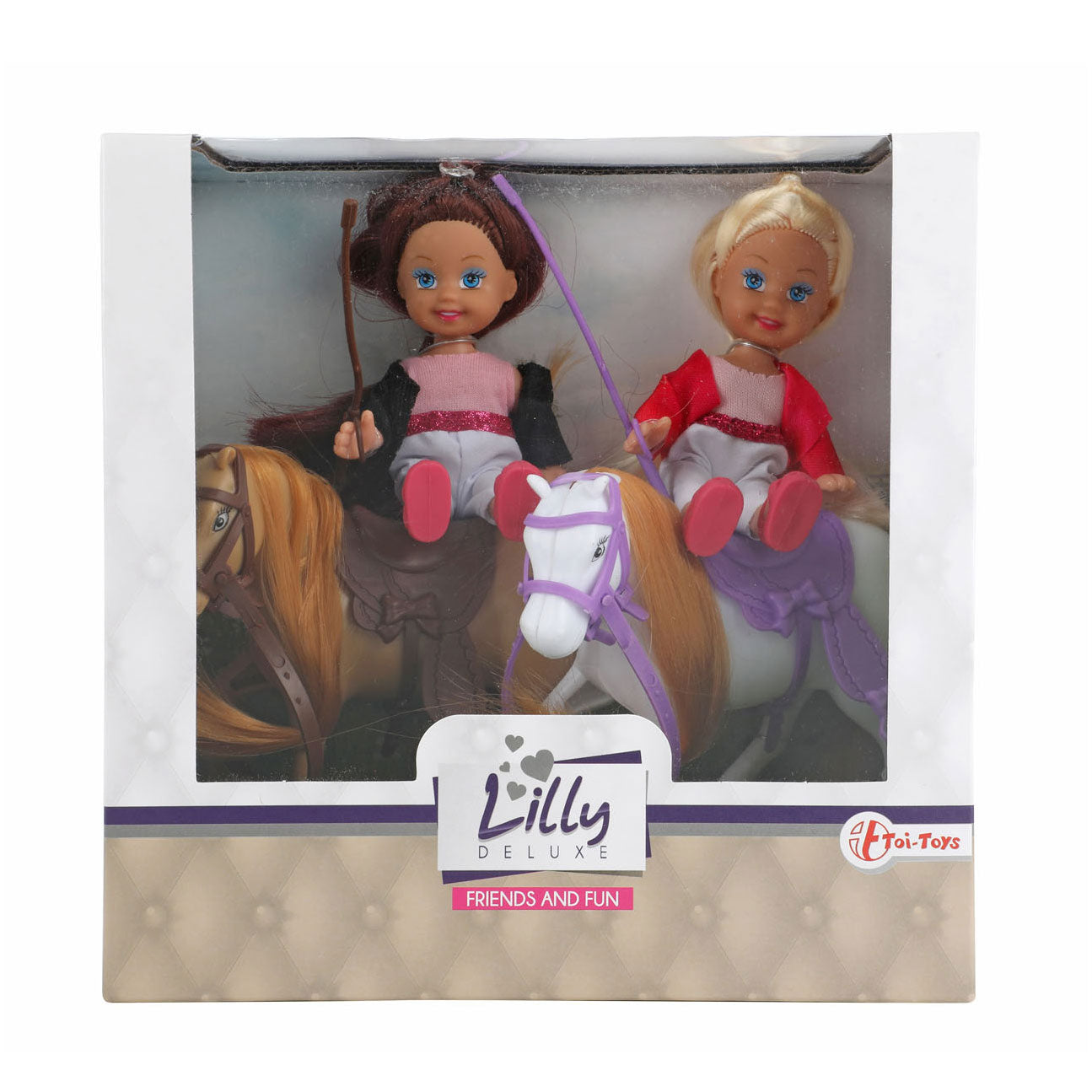 Lauren Lilly Teenage Dolls mit Pferden, 12 cm
