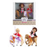 Lauren Lilly Teenage Dolls mit Pferden, 12 cm