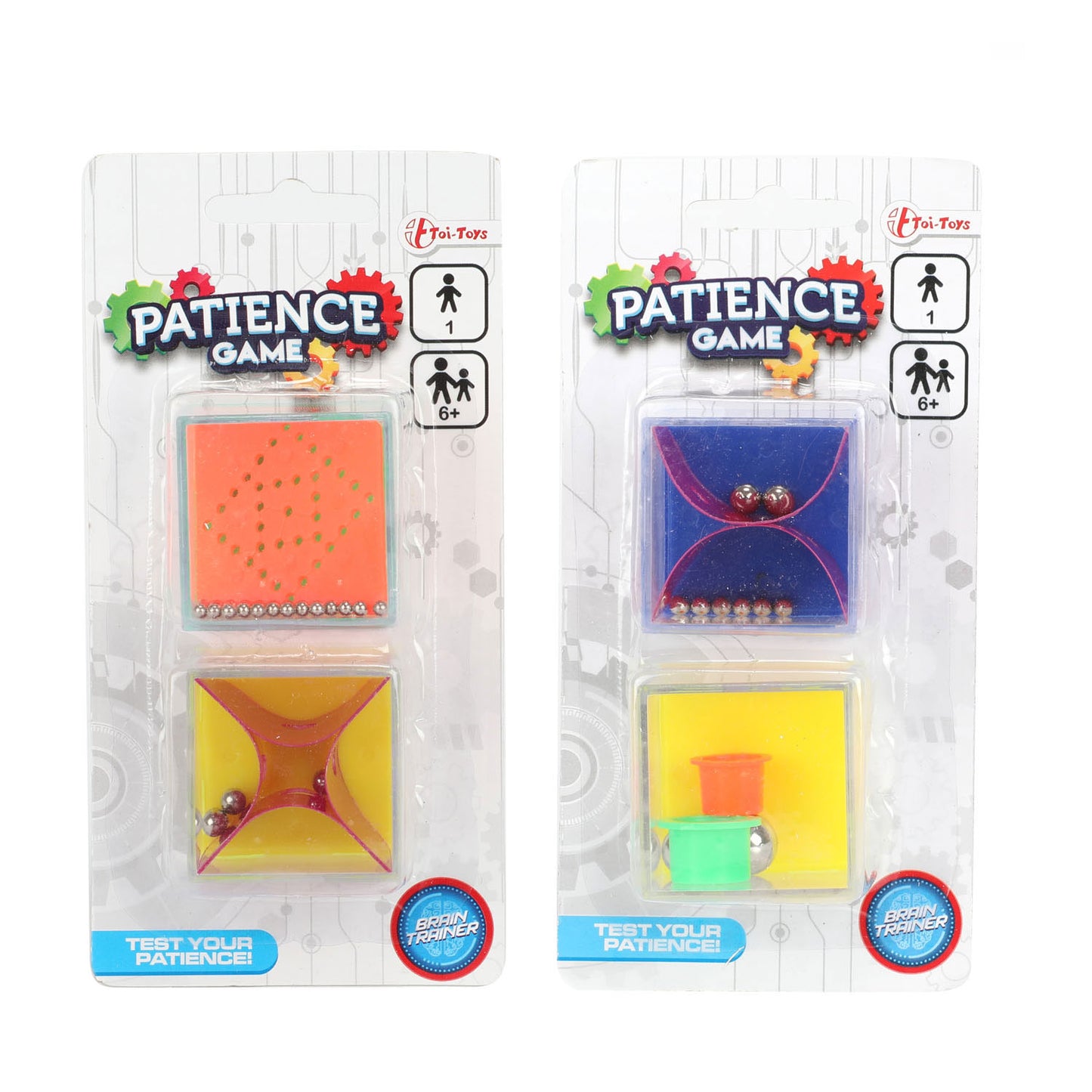 Toi-Toys Patient Game Fidget Kubus, 2st.