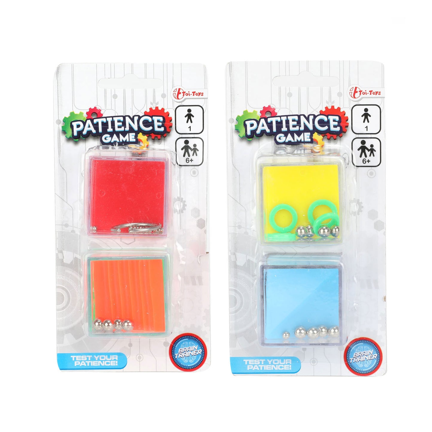 Toi-Toys Patient Game Fidget Kubus, 2st.