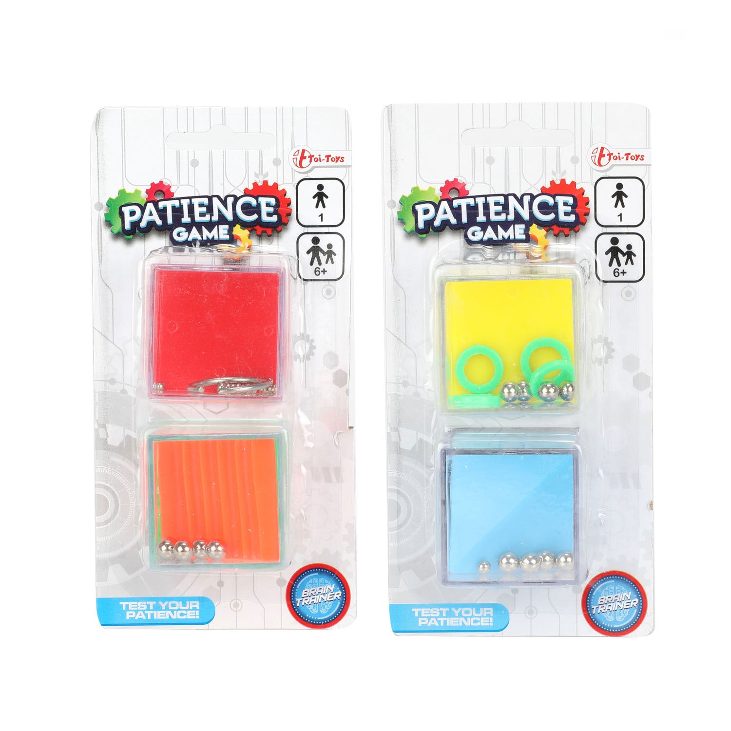 Toi-Toys Patient Game Fidget Kubus, 2st.