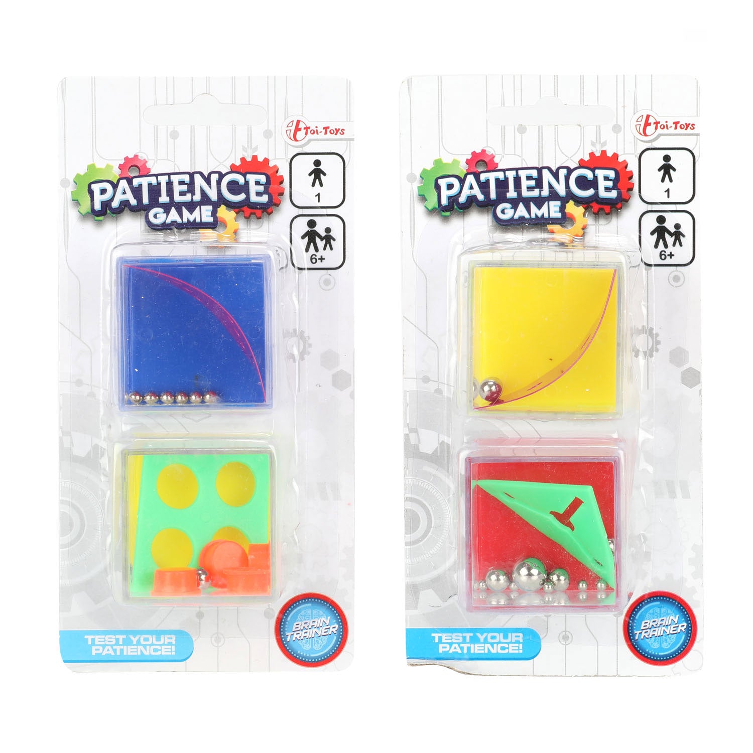 Toi-Toys Patient Game Fidget Kubus, 2st.