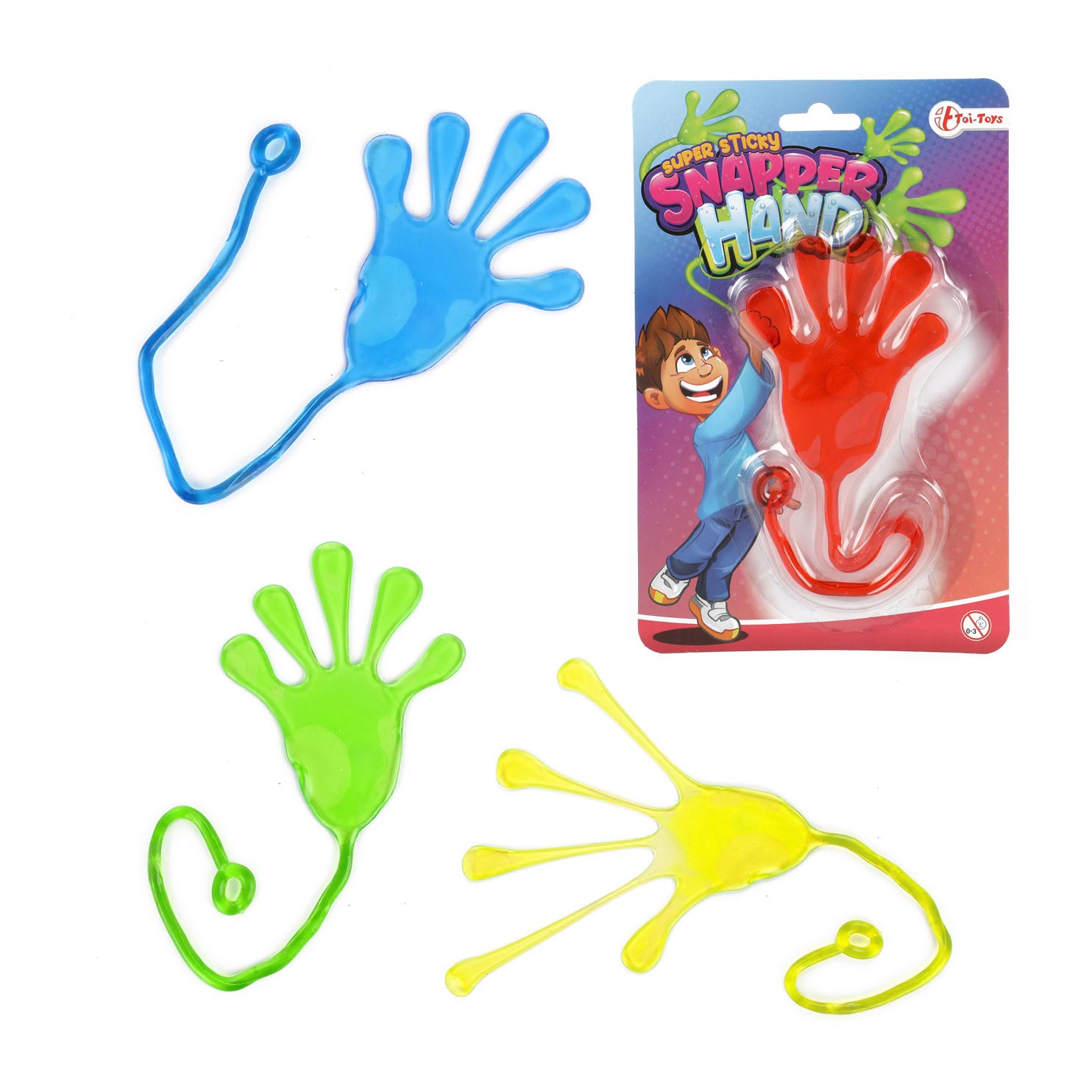 Toi-toys farbige Kleberhand