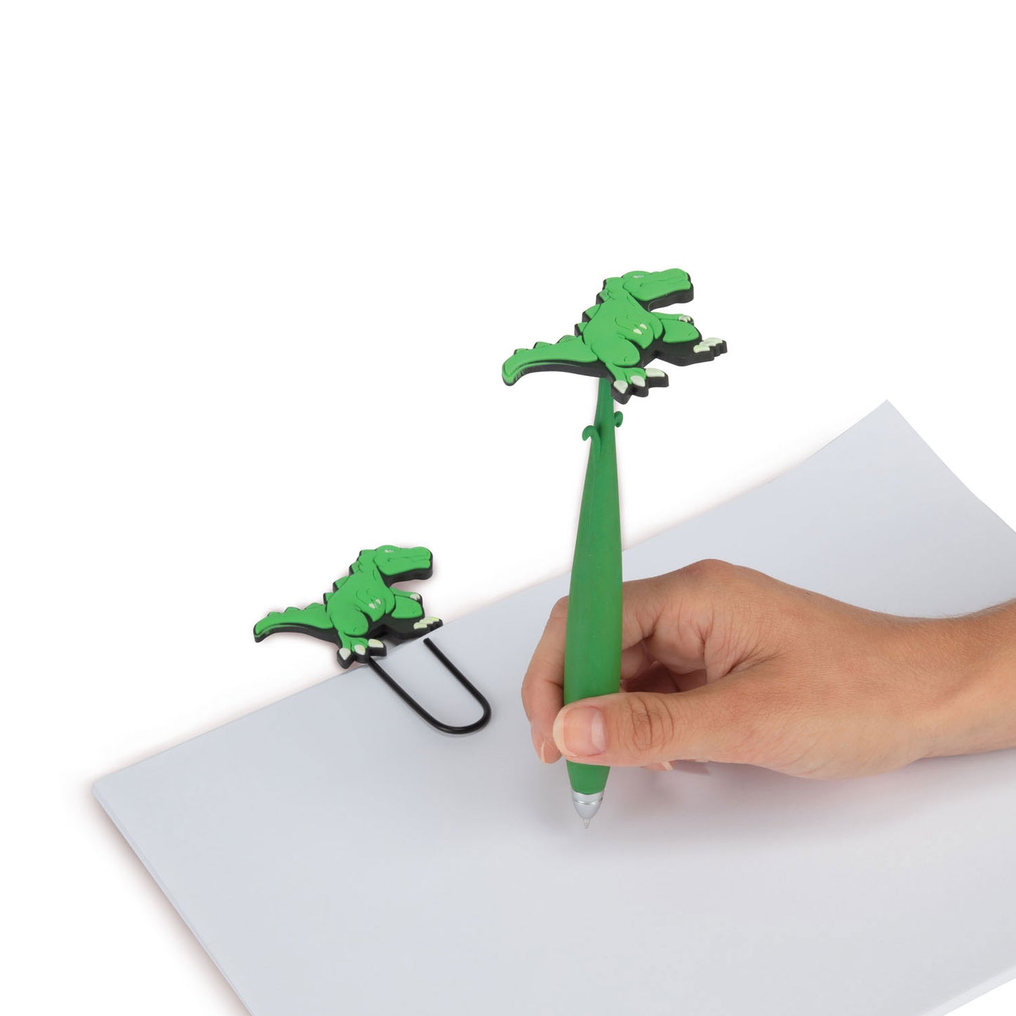 Toi-Toys Dinosaurus Mega Paperclip mit Stift