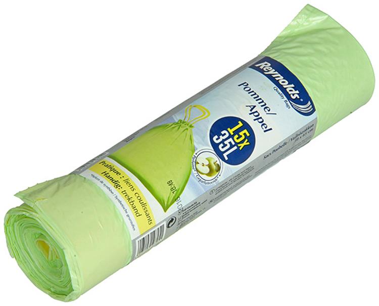 Vileda 1052220 - Müllsäcke Apfel 15x35l | 18 Stück