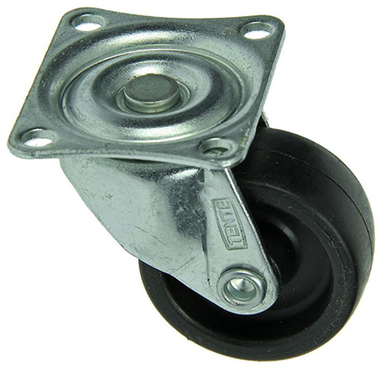 Mack by tente 1015235 – Rolle Polyam. 1 Kugellager mit Platte 30mm | 18 Stück