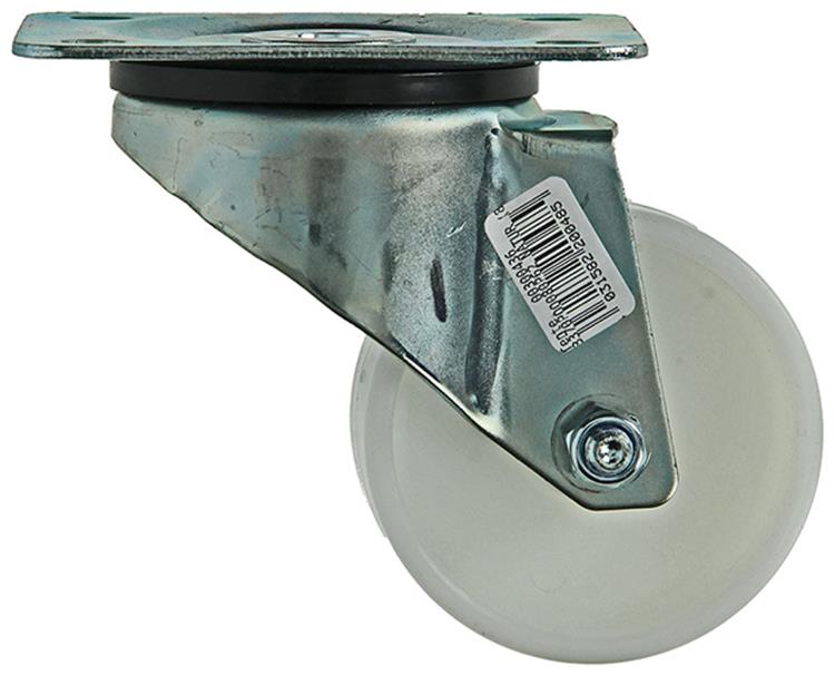 Mack by tente 1015035 – Nylon-Schwenkrad-Gleitlagerplatte 80 mm | 4 Stück