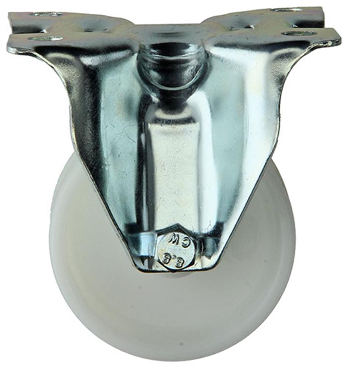 Mack by tente 1015036 – festes Nylonrad mit Gleitlager 80 mm | 4 Stück