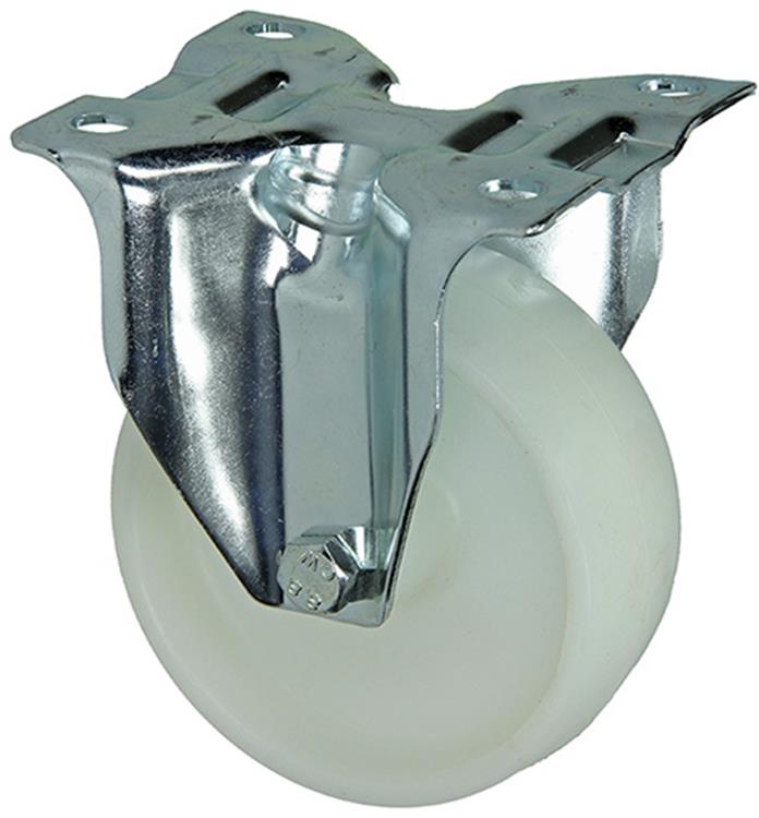 Mack by tente 1015038 – festes Nylonrad mit Gleitlager 100 mm | 4 Stück