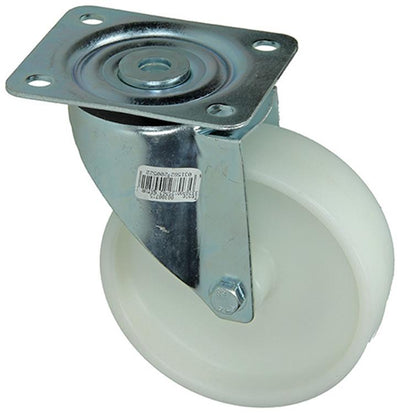 Mack by tente 1015039 – Nylon-Schwenkrad-Gleitlagerplatte 125 mm | 4 Stück