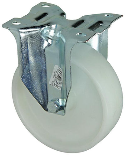 Mack by tente 1015040 – festes Nylonrad mit Gleitlager 125 mm | 4 Stück