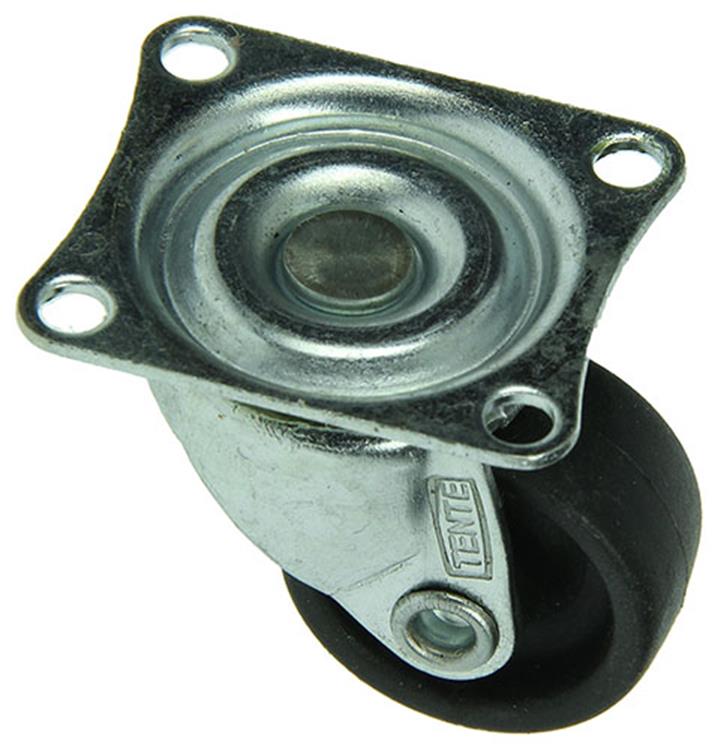 Mack by tente 1015232 – Polyam-Rolle. 1 Kugellager mit Platte 25mm | 18 Stück