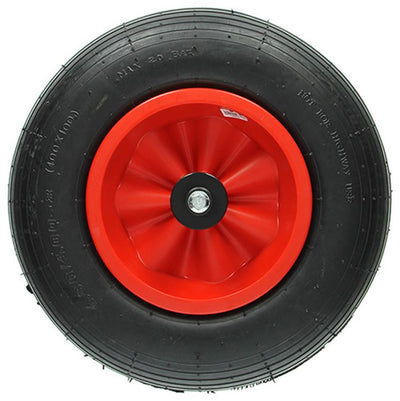 Mack by tente 1015248 – Luftreifen Kunstfelge Rollenlager + Achse M12 PPR400 | 3 Stück