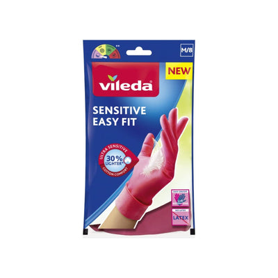 Vileda Handschuhe empfindliches einfaches Fit -Medium