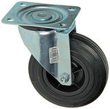 Mack by tente 1049125 – Schwenkrad-Montageplatte aus Gummi mit Nylonfelge 125 mm | 8 Stück - afbeelding 1