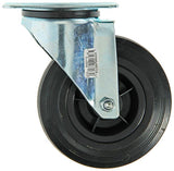 Mack by tente 1049125 – Schwenkrad-Montageplatte aus Gummi mit Nylonfelge 125 mm | 8 Stück - afbeelding 2