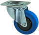 Mack by tente 1058944 – Lenkrad, blaue Gummi-Lauffläche 100 mm | 4 Stück