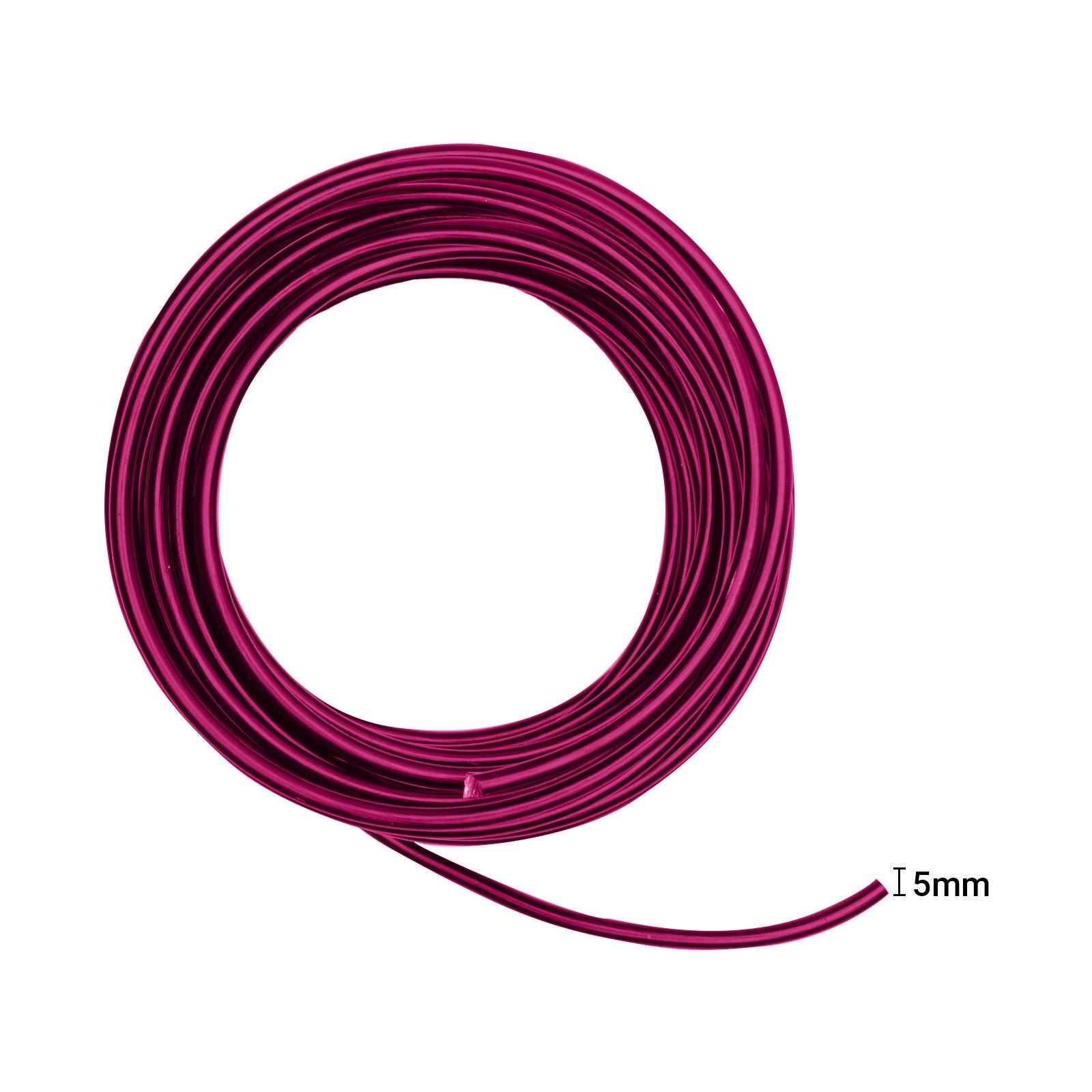 Vaessen creative • Aluminiumdraht 5mmx10m kräftiges Rosa